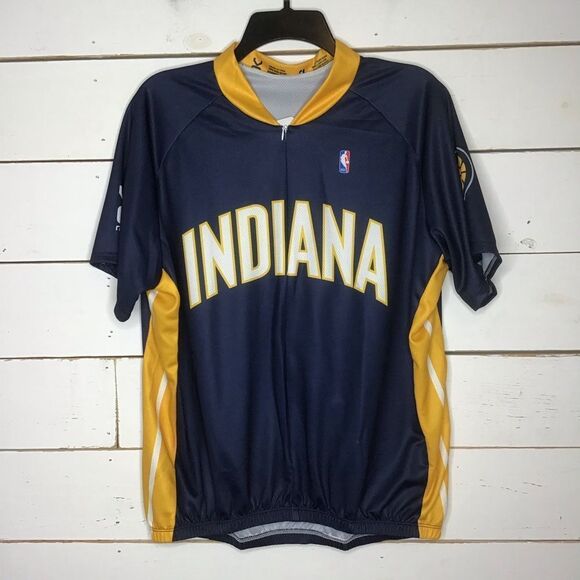 New NBA Indiana Pacers Short Sleeve Cycling Jersey - Picture 1 of 5
